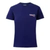 Camiseta de manga curta com logótipo em letras, azul 612964TIV521195