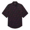 Camiseta de manga curta Minimal “Black Red” 658841TKO521076