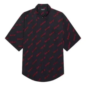 Camiseta de manga curta Minimal “Black Red” 658841TKO521076