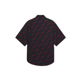 Camiseta de manga curta Minimal “Black Red” 658841TKO521076