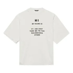 Camiseta FW21 «HI MY NAME IS WIDE FIT» 661715TKVF19081 Camiseta FW21 «HI MY NAME IS WIDE FIT» 661715TKVF19081