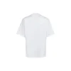 Camiseta masculina Balenciaga SS21 com a palavra, manga curta, branca 641613TJVI59040