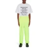 Camiseta masculina Balenciaga SS21 com a palavra, manga curta, branca 641613TJVI59040