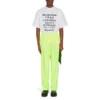 Camiseta masculina Balenciaga SS21 com a palavra, manga curta, branca 641613TJVI59040