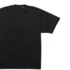 Camiseta masculina Balenciaga SS21 com padrão de letras e furos, gola redonda e manga curta, preta 651795TKVB81070