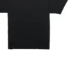 Camiseta masculina Balenciaga SS21 com padrão de letras e furos, gola redonda e manga curta, preta 651795TKVB81070