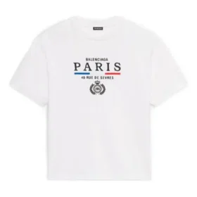 Camiseta Paris com Bandeira SS20, Corte Regular 594579TGV489000 Camiseta Paris com Bandeira SS20, Corte Regular 594579TGV489000