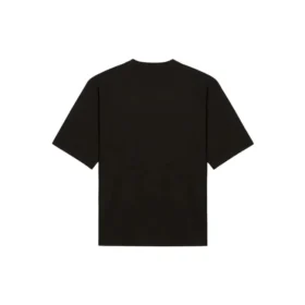 Camiseta Simbólica de Corte Justo, Manga Curta, Preta 612964TIV501070 Camiseta Simbólica de Corte Justo, Manga Curta, Preta 612964TIV501070