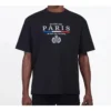 Camiseta SS20 com bandeira de Paris e logótipo «Regular Paris» 594579TGV481000