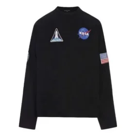 Camisola Balenciaga x NASA Space Multi-Patch «Black» 662496TKVD71070