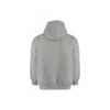 Camisola com capuz e fecho em jersey de algodão com efeito desgastado «Grey» 744454TOVV91241