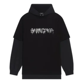 Camisola com capuz e manga comprida Slime «Preto» 681029TLVF11069 Camisola com capuz e manga comprida Slime «Preto» 681029TLVF11069