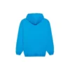 Camisola com capuz e mangas compridas Balenciaga FW21 com logótipo para homem, azul 570811TIV557560