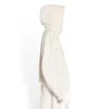 Camisola com capuz e remendos XXXL Oversized «Ecru» 720406TNVD99784