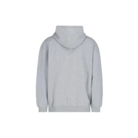 Camisola com capuz para homem Balenciaga com logótipo estampado, cinzenta 570811THV781300