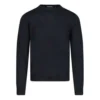 Camisola com estampa «BB» entrelaçada nas costas «Preto Azul» 583117T14391710