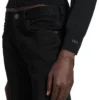Camisola com fecho para mulher em preto