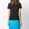 Camisola com gola redonda e estampado, preta 620941TIVD51000
