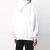 Camisola com logótipo Balenciaga para homem, oversize, branca 570811TIV559040