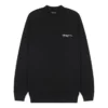 Camisola com logótipo bordado, corte médio «Preto» 652981TKV871070