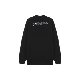 Camisola com logótipo bordado, corte médio «Preto» 652981TKV871070