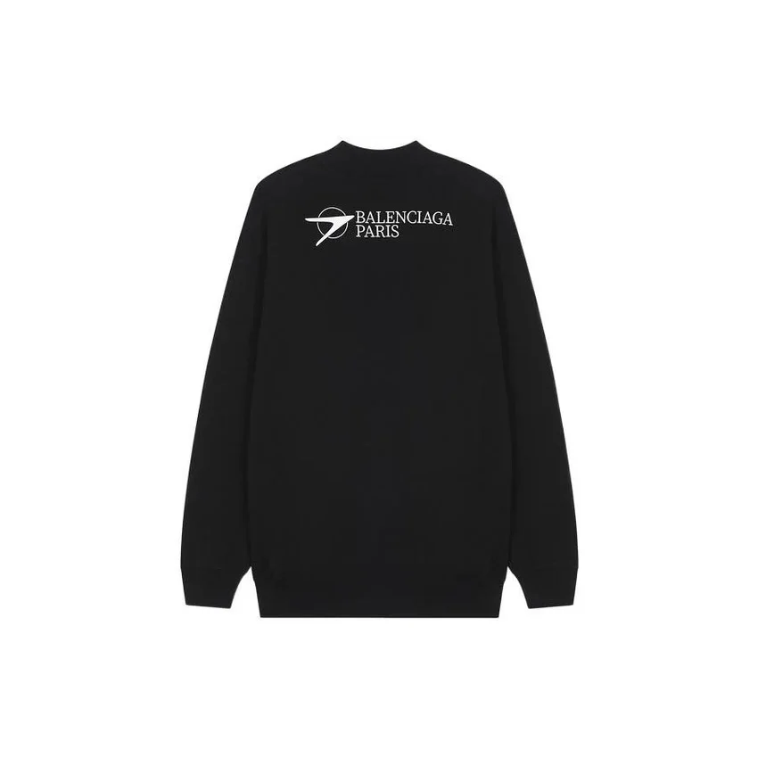 Camisola com logótipo bordado, corte médio «Preto» 652981TKV871070