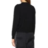 Camisola com logótipo e gola redonda Preto 595106T15511073
