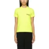 Camisola com logótipo, gola redonda, amarela 612964TJVF77110