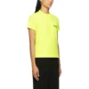 Camisola com logótipo, gola redonda, amarela 612964TJVF77110