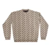 Camisola com logótipo mini por toda a peça “Beige” 736247T32339977