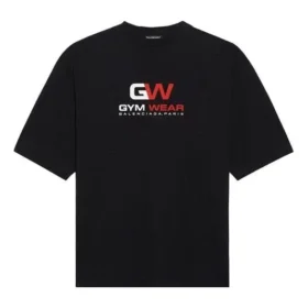 Camisola com logótipo para ginásio «Black» 620969TIVD51000