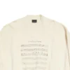 Camisola com logótipo SS24 e partitura «Beige» 699212TMVO69069