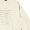 Camisola com logótipo SS24 e partitura «Beige» 699212TMVO69069