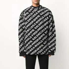 Camisola com padrão integral do Programa Alimentar Mundial «Preto» 612957T15651070