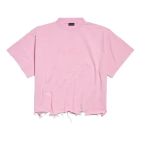Camisola curta BB Classic da Balenciaga, oversized «Pink» 783399TQVS85708