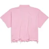 Camisola curta BB Classic da Balenciaga, oversized «Pink» 783399TQVS85708
