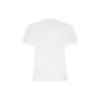 Camisola de algodão com estampado, manga curta, branca 612964TJVD69000