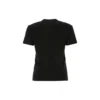 Camisola de algodão com logótipo SS21, preta, 612964TJVD91034