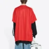Camisola de futebol Balenciaga x adidas Oversized «Vermelho» 723663TNV136400