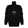 Camisola de gola alta com fecho e bandeira LGBTQ «Preto» 543766T17621069