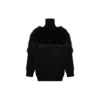 Camisola de gola alta com fecho e bandeira LGBTQ «Preto» 543766T17621069