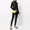 Camisola de gola alta justa «Preto» 682003T51751000