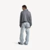 Camisola de gola alta para homem em cinzento mesclado