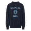Camisola de gola redonda College Crest «Navy» 696226T32394640