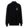 Camisola de gola redonda com código de barras «Preto» 652981TKVE61070