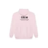 Camisola de gola redonda com estampado alfabético, cor-de-rosa 578135TIV751900