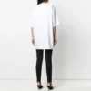Camisola de gola redonda com estampado SS21 Branca 641655TIV549040