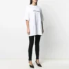 Camisola de gola redonda com estampado SS21 Branca 641655TIV549040