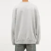 Camisola de gola redonda com logótipo B Crest desportivo «Cinza» 671125TLV601300