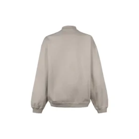 Camisola de gola redonda com logótipo bordado «Beige» 656999-TKV74-2966